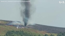 Fire Tornado Rips Through Wildfire in Portugal 