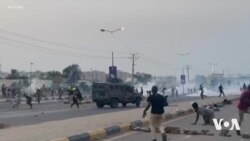Sudanese Protesters Clash With Security Forces