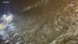 Թեքսաս նահանգի Ֆորտ Ուորթ քաղաքի հեղեղված փողոցները