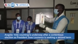 VOA60 Africa - Vote counting continues in Angolan presidential election