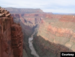 FILE - The Colorado River has carved the Grand Canyon in Arizona for at least 6 million years. (Courtesy National Park Service)