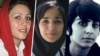 از راست: سپیده رشنو، لیلا حسین‌زاده، مریم اکبری منفرد