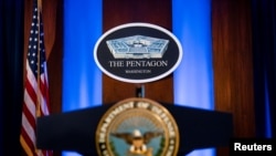 Кімната брифінгу Пентагону. Фото зроблене 8 січня 2020 року. Reuters/Al Drago