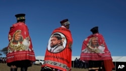 South Africa’s ethnic Zulu nation hosted a coronation event for its new traditional king at KwaKhangelamankengane Royal Palace in Nongoma, South Africa, Aug. 20, 2022.