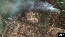 Фото з супутника Запорізької атомної станції в м.Енергодар. 29 серпня 2022 року. AFP/Satellite image ©2022 Maxar Technologies