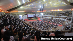 Sebanyak 9.277 mahasiswa baru Universitas Lampung (Unila) mengikuti Pengenalan Kehidupan Kampus bagi Mahasiswa Baru (PKKMB) Senin, 15 Agustus 2022 sebagai ilustrasi. (Foto: Humas Unila)
