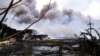 Smoke continues to billow from a deadly fire at a large oil storage facility in Matanzas, Cuba, Aug. 9, 2022.