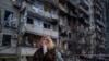 Կիևում ռուսական հրթիռակոծումից հետո քանդվել է բնակելի շենքի ճակատային մասը