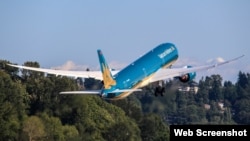 Máy bay của Vietnam Airlines.