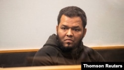 Mohamed Samsudeen, accused of carrying out an attack at an Auckland mall before being killed by law enforcement, appears in the High Court in Auckland, New Zealand, in this undated handout photo released to Reuters on Sept. 5, 2021.