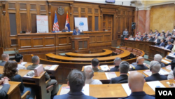 Međunarodna naučna konferencija o srpsko-američkim odnosima u Domu Narodne skupštine Republike Srbije, u Beogradu, 11. septembra 2019.