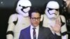 FILE - Director JJ Abrams arrives at the European Premiere of Star Wars, The Force Awakens in Leicester Square, London, Dec.16, 2015. 