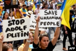 تظاهرات به طرفداری از اوکراین در شهر ملبورن، آسترالیا هشتم حوت
