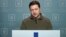 볼로디미르 젤렌스키 우크라이나 대통령이 28일 화상 연설을 공개했다.