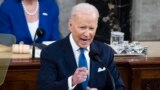 President Joe Biden delivers his first State of the Union address to a joint session of Congress at the Capitol, March 1, 2022, in Washington.