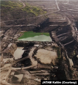 JATAM Kaltim menyebut kerusakan akibat tambang batubara legal di Kaltim, kolosal. (Foto: Courtesy/JATAM Kaltim)
