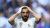 Foto de arquivo - Karim Benzema em campo pelo Real Madrid durante um jogo da Liga dos Campeões frente ao Brugge no estádio Santiago Bernabeu, Madrid 1 de Outubro, 2019. (Foto de OSCAR DEL POZO / AFP)