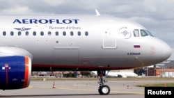 Máy bay của hãng hàng không Aeroflot của Nga