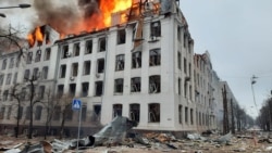 ယူကရိန်းမြို့ကြီးတွေကို ရုရှားတပ်ဖွဲ့တွေ တိုက်ခိုက်