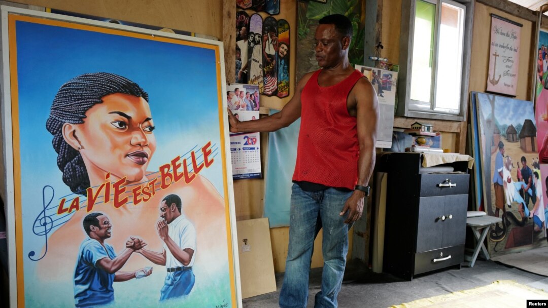 Ghana Artist Finds New Market for Hand-Painted Movie Posters