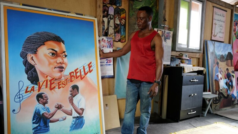 Ghana Artist Finds New Market for Hand-Painted Movie Posters