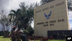 미국령 괌의 앤더슨 공군기지.