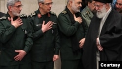دیدار فرماندهان سپاه پاسداران با رهبر جمهوری اسلامی. آرشیو