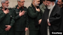 دیدار فرماندهان سپاه پاسداران با رهبر جمهوری اسلامی
