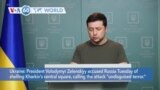 VOA60 World - Zelenskyy calls shelling of Kharkiv's central square "undisguised terror"