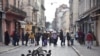 FILE - People queue at an ATM after Russian President Vladimir Putin authorized a military operation in eastern Ukraine, in Lviv, Ukraine, Feb. 24, 2022. 