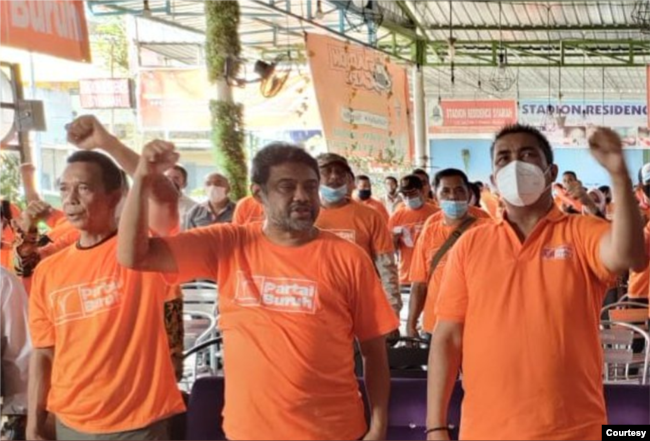 Presiden Partai Buruh Said Iqbal (tengah). Foto: Partai Buruh
