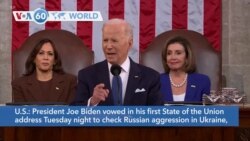 VOA60 World - Biden Rallies Support for Ukraine in State of the Union Address