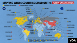 Mapping Where Countries Stand on the Russia-Ukraine Crisis