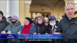 Qytetarët e Moskës protestojnë dhe reagojnë ndaj sulmit rus kundër Ukrainës