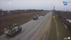 Ukrayna’nın Güneyinde Uzun Rus Askeri Konvoyu