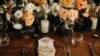 For those who can afford it, wedding expenses can often include flowers, specially designed menus and table cards, and other table decor.