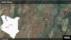 کینیا کے علاقے سولائی میں پاٹل ڈیم کا مقام۔ فائل فوٹو