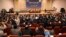 FILE - Iraqi lawmakers attend the session to approve the new government in Baghdad, Iraq, September 2014.