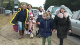 Ukrainians at Poland Border