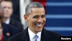 Barak Obama prezidentlik uchun ikkinchi bor qasamyod keltirdi