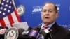 Jerrold Nadler, président du comité judiciaire de la Chambre des Représentants, lors d'une conférence de presse à New York, le 29 mai 2019.