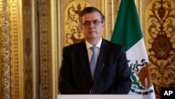 마르셀로 에브라도 멕시코 외무장관.