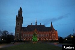 General view of the International Court of Justice (ICJ) in The Hague, Netherlands December 11,