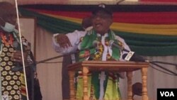 Zimbabwe's Vice President Constantino Chiwenga at an election rally in Bulawayo