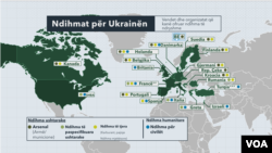 Vendet që kanë premtuar ndihma për Ukrainën