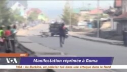 Manifestation à Goma