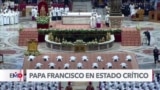 El papa Francisco sigue en estado crítico, aunque pasó una “buena noche” según el Vaticano