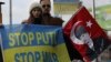 Biểu tình ủng hộ Ukraine ở Ankara, Thổ Nhĩ Kỳ, 5 tháng Ba.