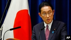 ဂျပန်ဝန်ကြီးချုပ် Fumio Kishida. (မတ် ၃၊ ၂၀၂၂)