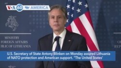 VOA60 America - U.S. assures Lithuania of NATO protection against Russia